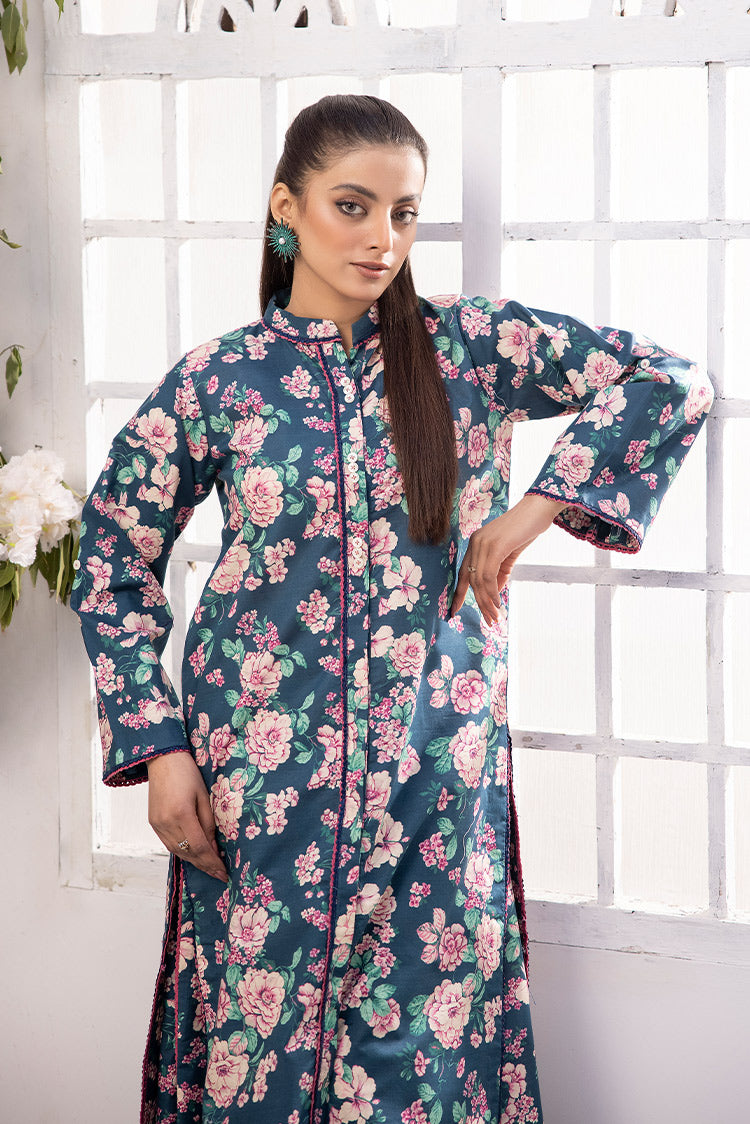 Picture of Ellena - 2-PC Unstitched Digital Printed Lawn Suit - Available at Raja Sahib