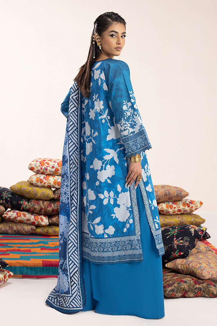 Picture of Ellena - 3-PC Unstitched Digital Printed Lawn Suit - Available at Raja Sahib