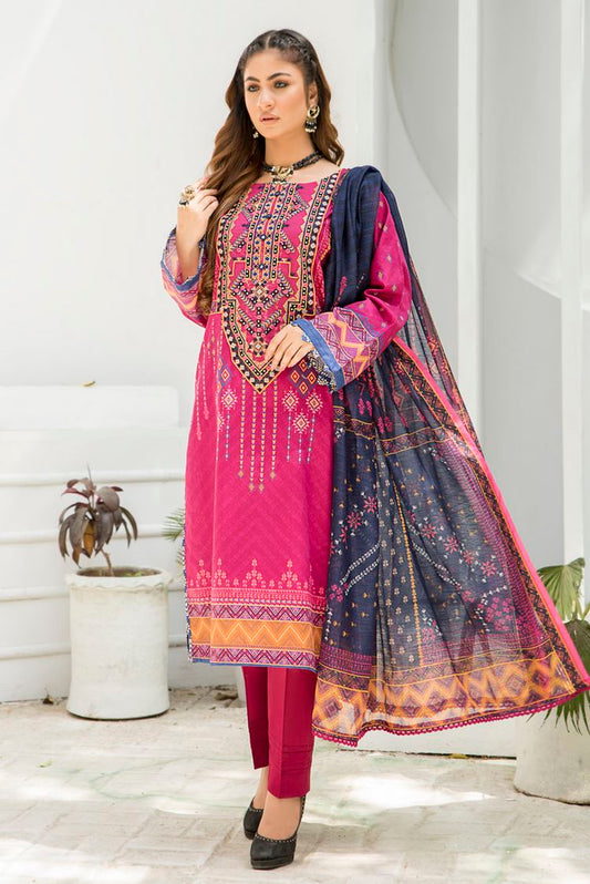Picture of Ellena - 3-PC Stitched Lawn Suit - Available at Raja Sahib