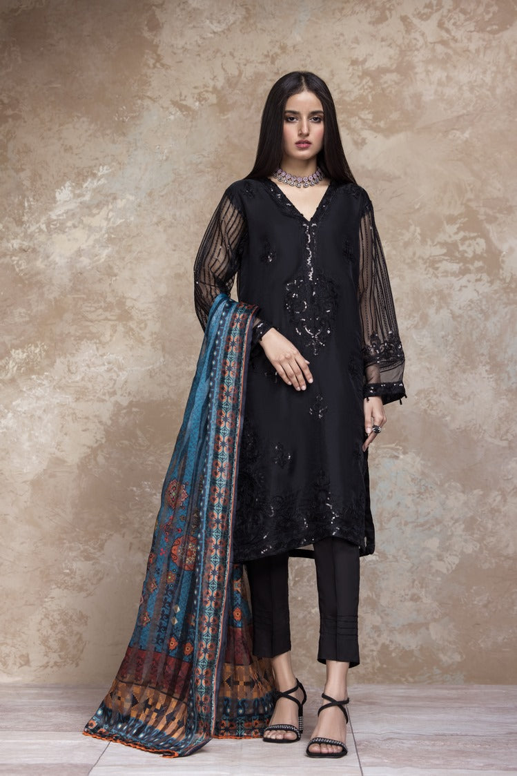 Picture of Ellena - 3-PC Stitched Organza Suit - Available at Raja Sahib