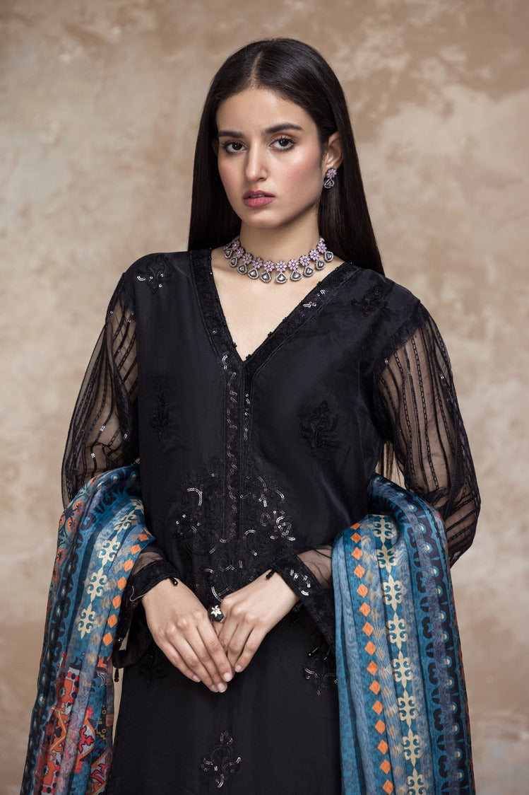 Picture of Ellena - 3-PC Stitched Organza Suit - Available at Raja Sahib