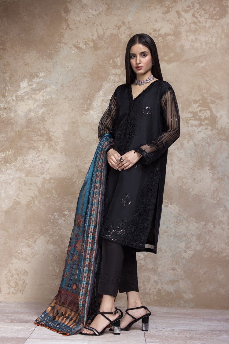 Picture of Ellena - 3-PC Stitched Organza Suit - Available at Raja Sahib