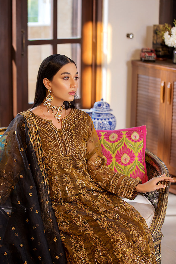 Picture of Ellena - 3-PC Stitched Organza Suit - Available at Raja Sahib