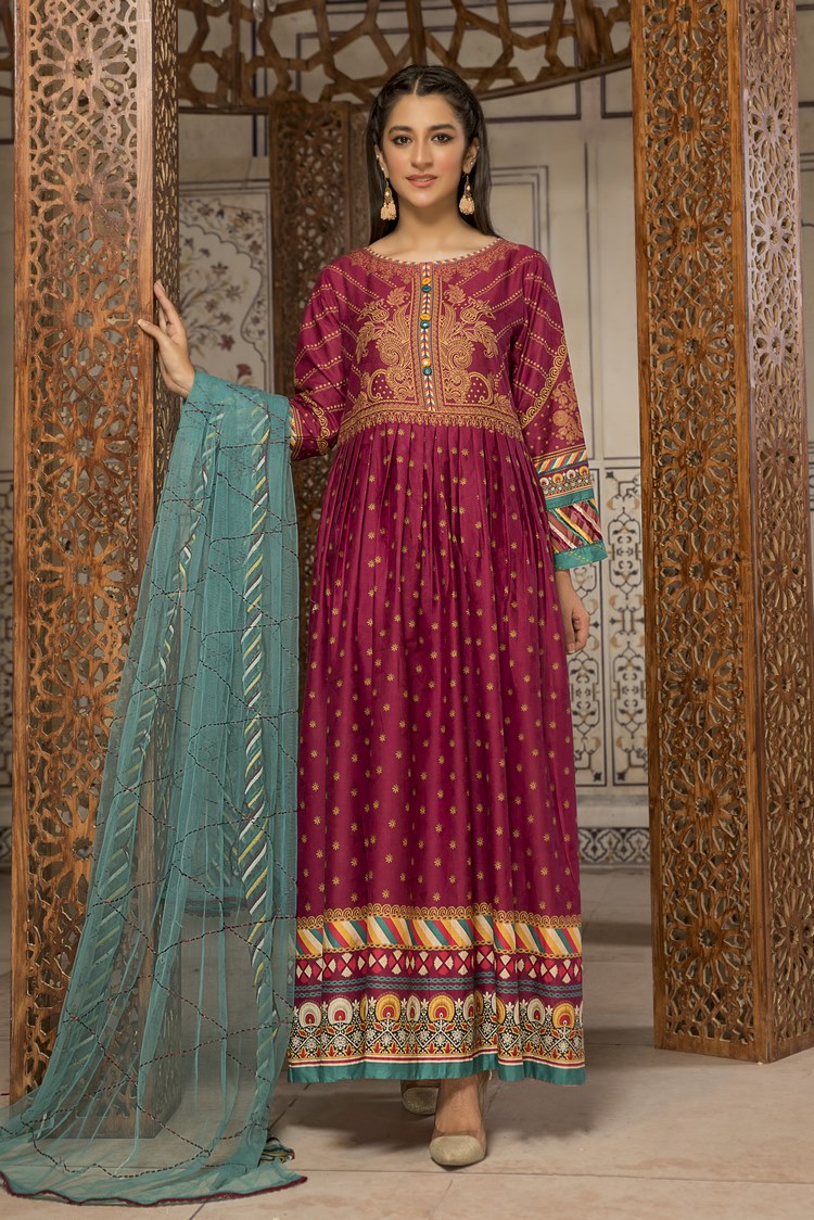 Picture of Ellena - 3-PC Stitched Self Jacquard Suit - Available at Raja Sahib