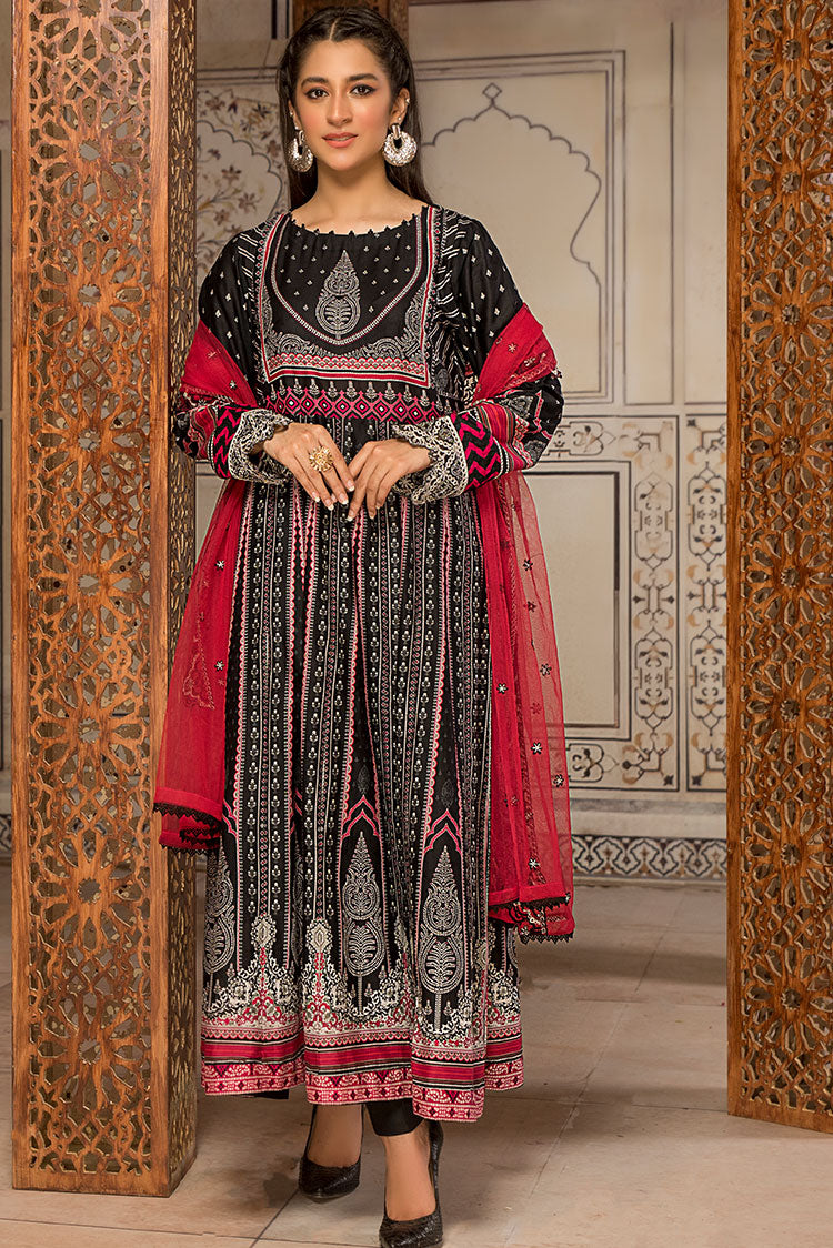 Picture of Ellena - 3-PC Stitched Self Jacquard Suit - Available at Raja Sahib
