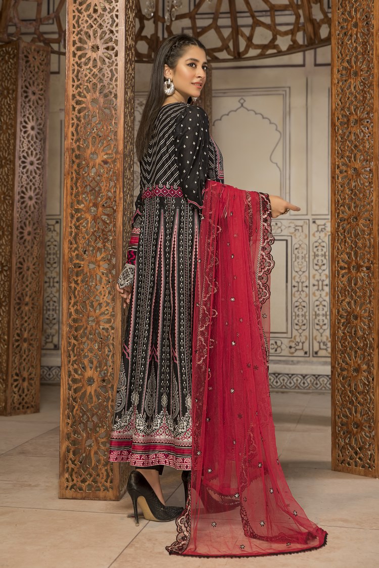 Picture of Ellena - 3-PC Stitched Self Jacquard Suit - Available at Raja Sahib