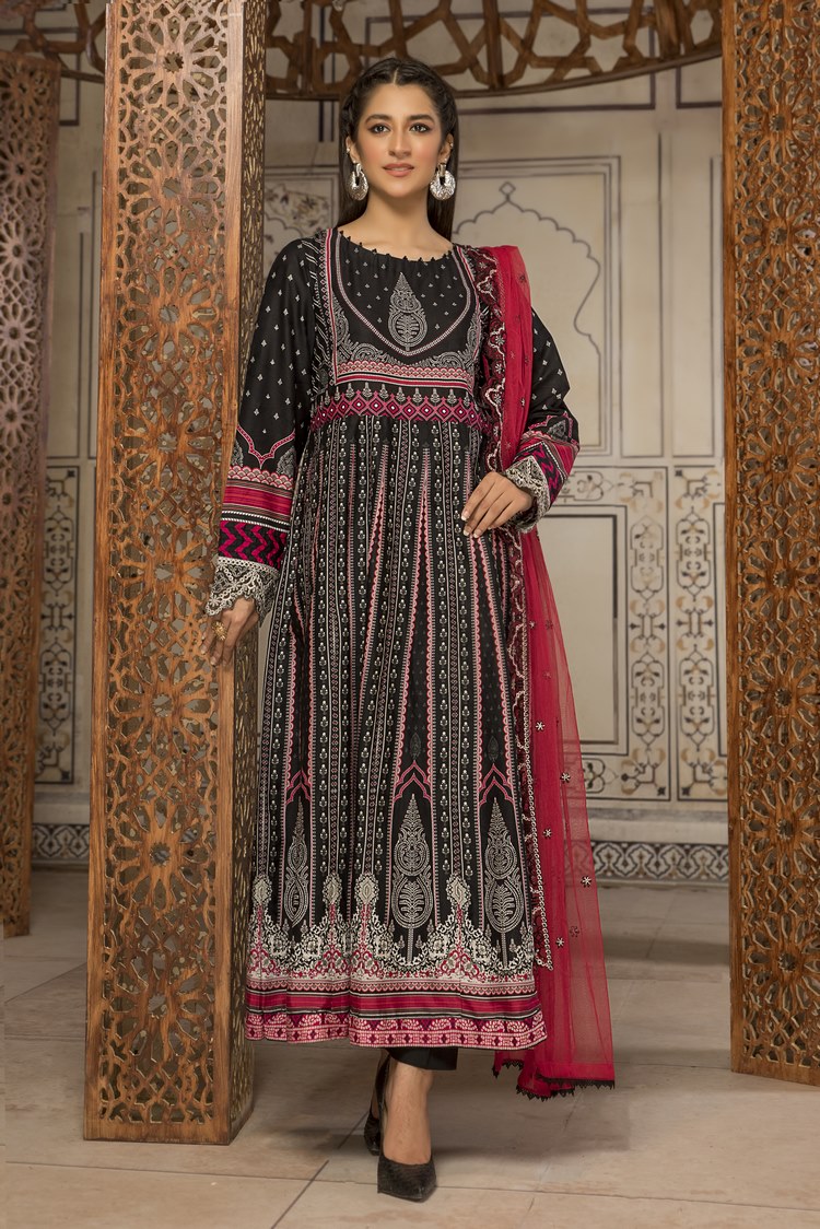 Picture of Ellena - 3-PC Stitched Self Jacquard Suit - Available at Raja Sahib