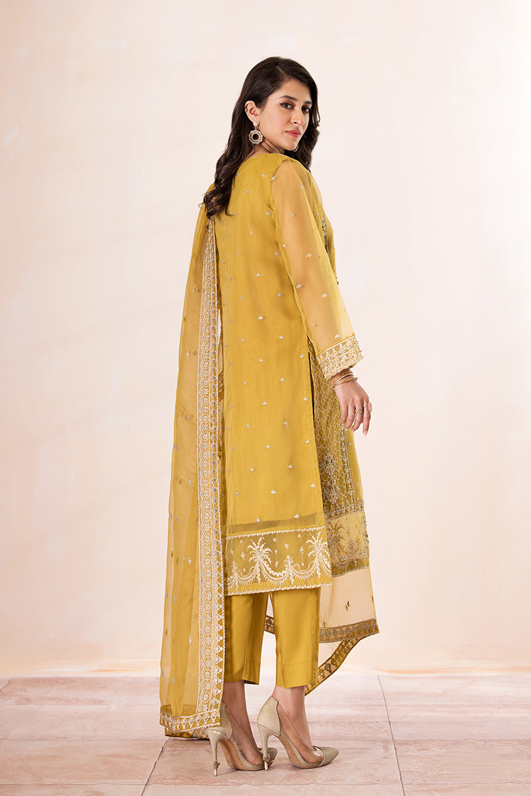 Picture of Ellena - 3-PC Stitched Embroidered Organza Suit - Available at Raja Sahib