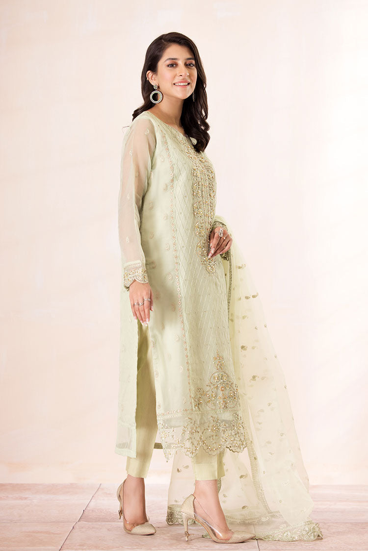 Picture of Ellena - 3-PC Stitched Embroidered Organza Suit - Available at Raja Sahib