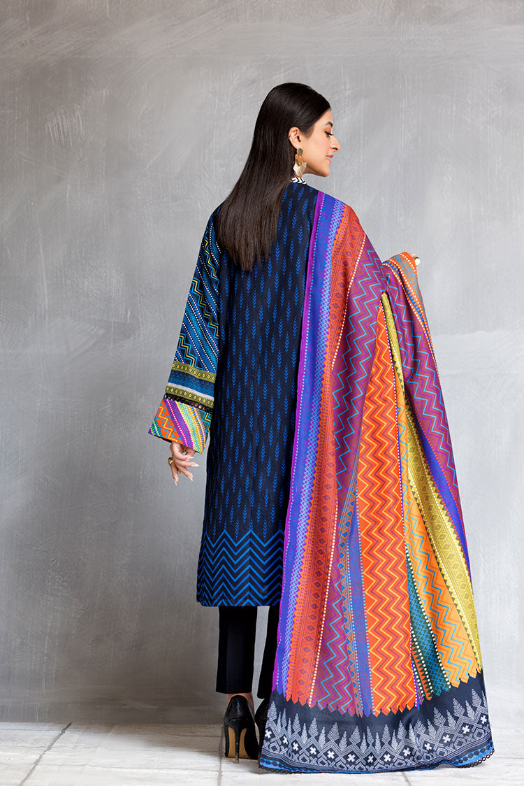 Picture of Ellena - 3-PC Stitched Khaddar Suit - Available at Raja Sahib