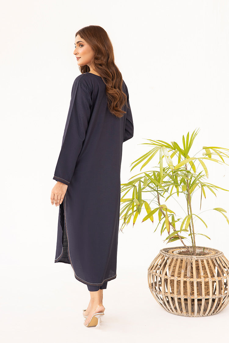Picture of Ellena - 2-PC Stitched Dyed Raw Silk Suit - Available at Raja Sahib