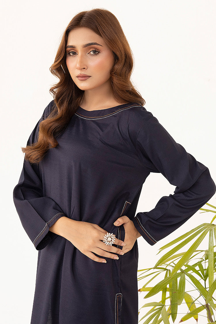 Picture of Ellena - 2-PC Stitched Dyed Raw Silk Suit - Available at Raja Sahib