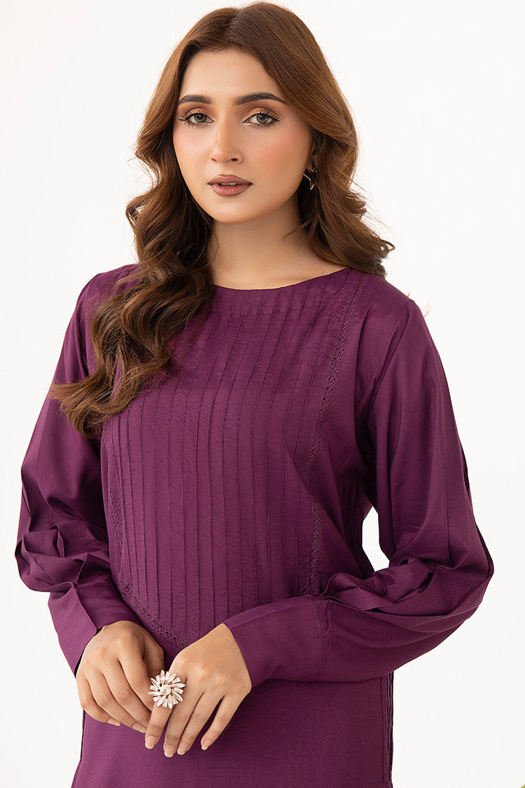 Picture of Ellena - 2-PC Stitched Dyed Raw Silk Suit - Available at Raja Sahib