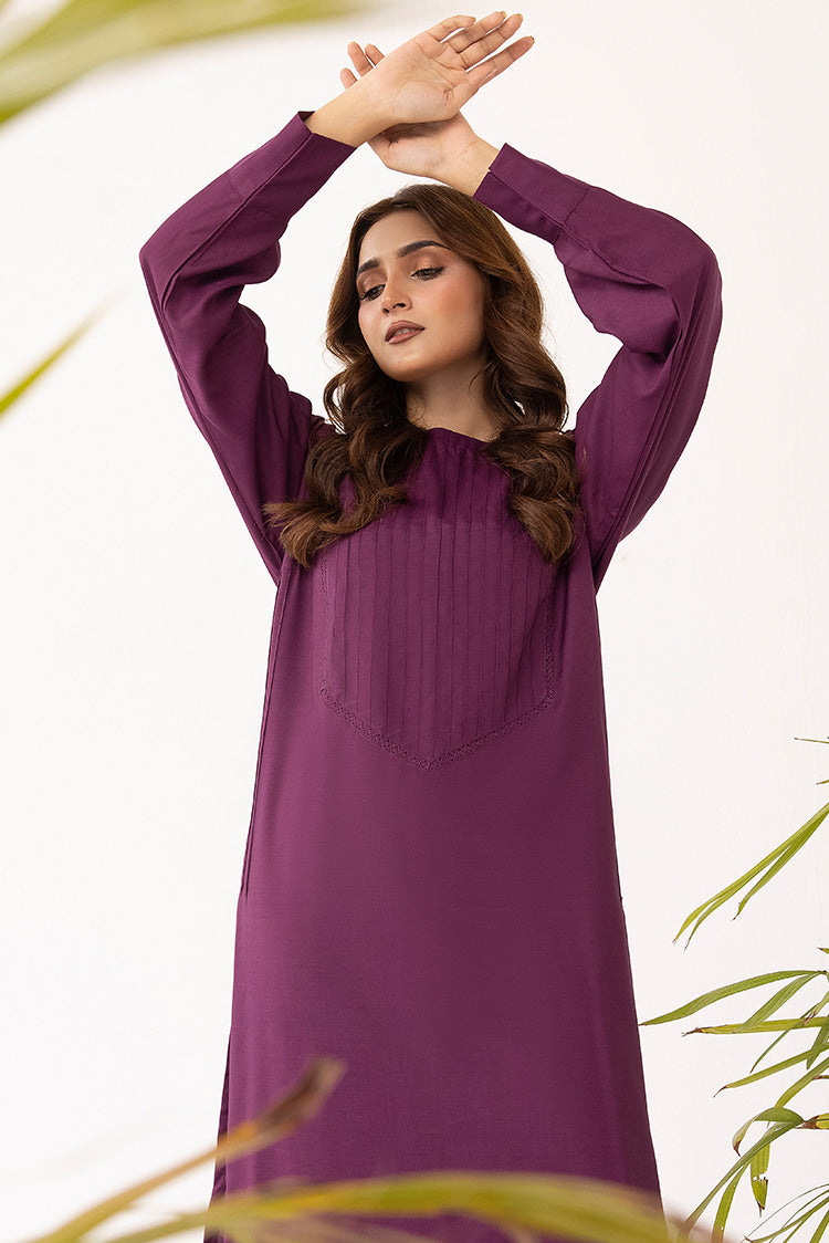 Picture of Ellena - 2-PC Stitched Dyed Raw Silk Suit - Available at Raja Sahib