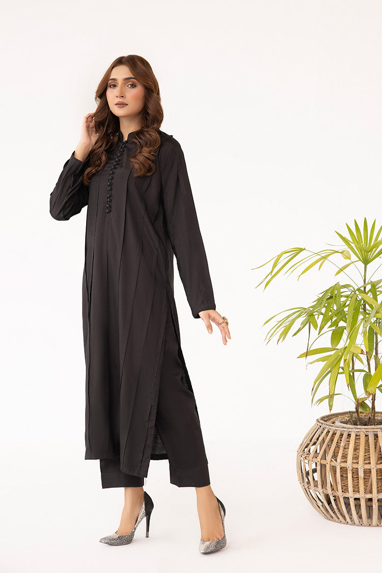 Picture of Ellena - 2-PC Stitched Dyed Raw Silk Suit - Available at Raja Sahib