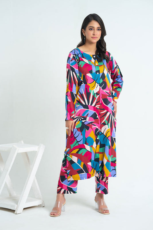 Picture of Ellena - 2-PC Stitched Printed Marina Suit - Available at Raja Sahib