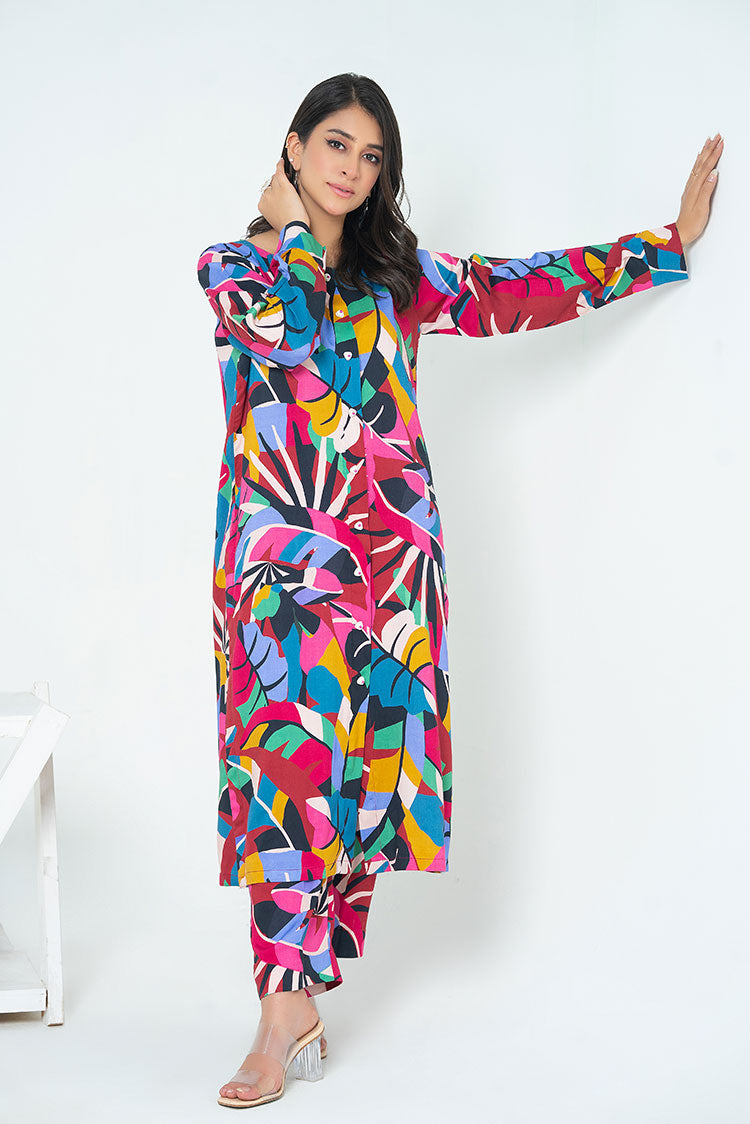 Picture of Ellena - 2-PC Stitched Printed Marina Suit - Available at Raja Sahib