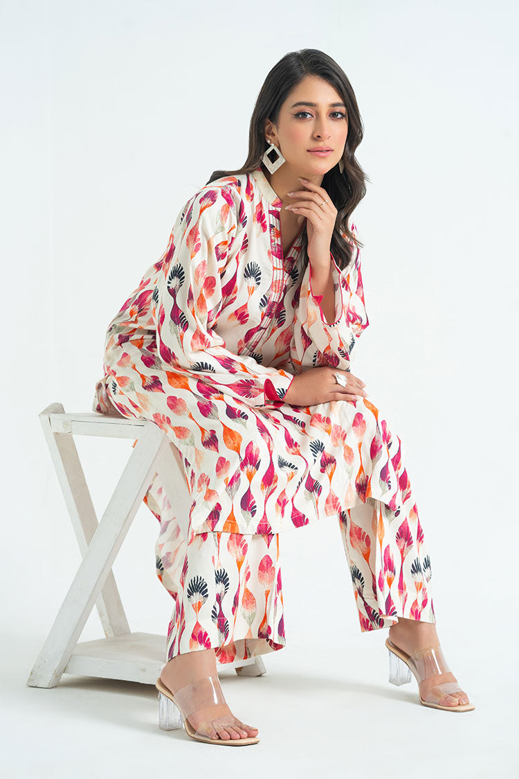 Picture of Ellena - 2-PC Stitched Printed Marina Suit - Available at Raja Sahib