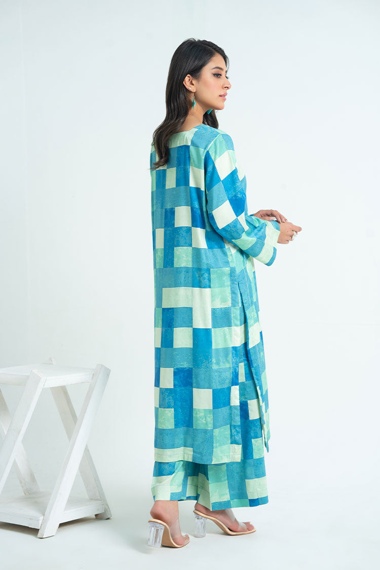 Picture of Ellena - 2-PC Stitched Printed Marina Suit - Available at Raja Sahib