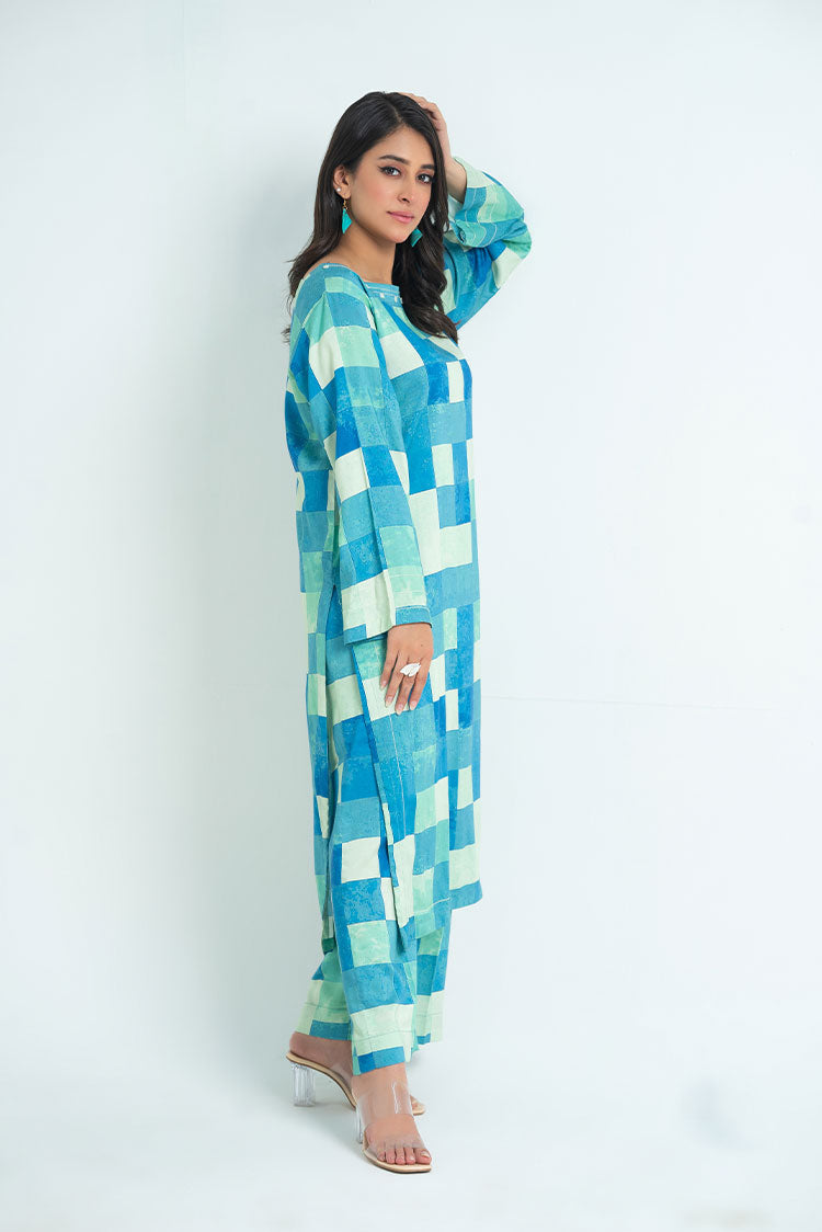 Picture of Ellena - 2-PC Stitched Printed Marina Suit - Available at Raja Sahib