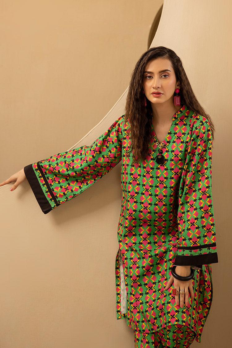 Picture of Ellena - 2-PC Stitched Printed Marina Suit - Available at Raja Sahib