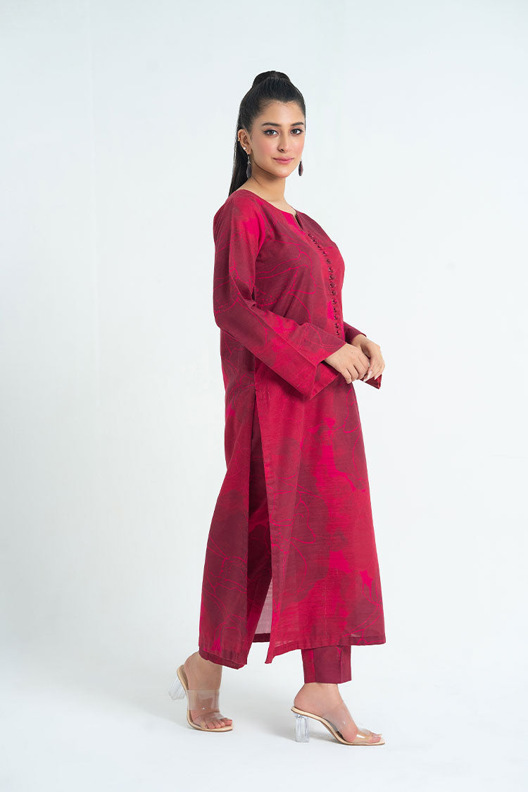 Picture of Ellena - 2-PC Stitched Printed Khaddar Suit - Available at Raja Sahib