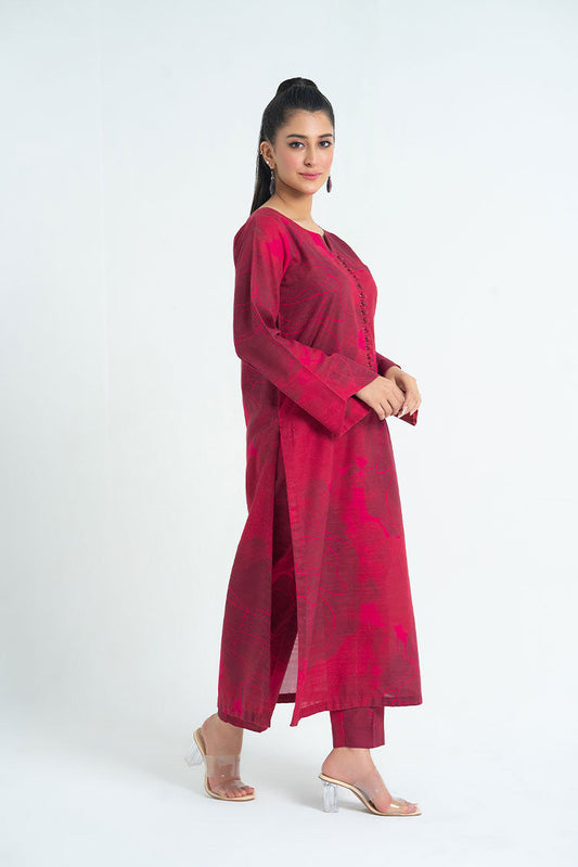 Picture of Ellena - 2-PC Stitched Printed Khaddar Suit - Available at Raja Sahib