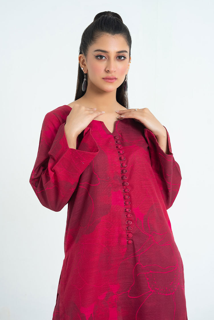 Picture of Ellena - 2-PC Stitched Printed Khaddar Suit - Available at Raja Sahib