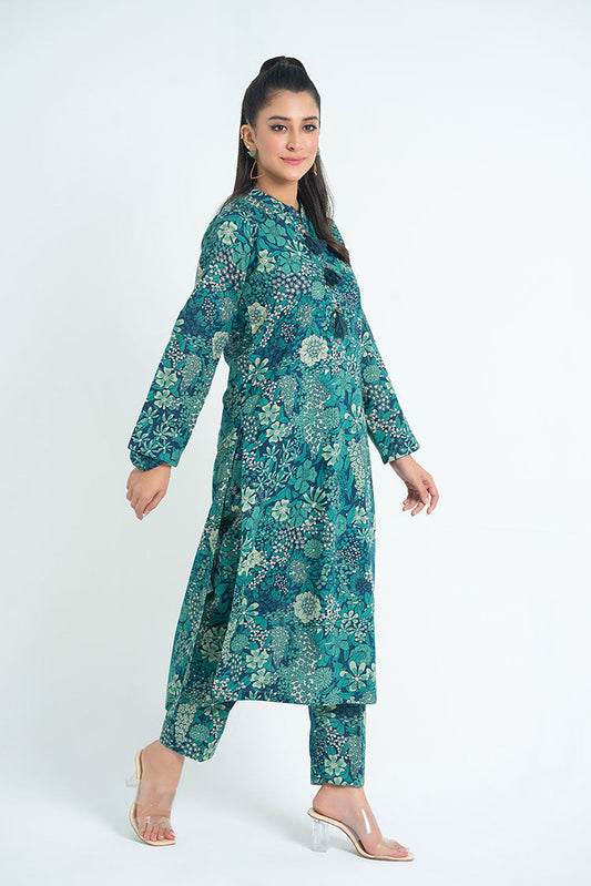 Picture of Ellena - 2-PC Stitched Printed Khaddar Suit - Available at Raja Sahib