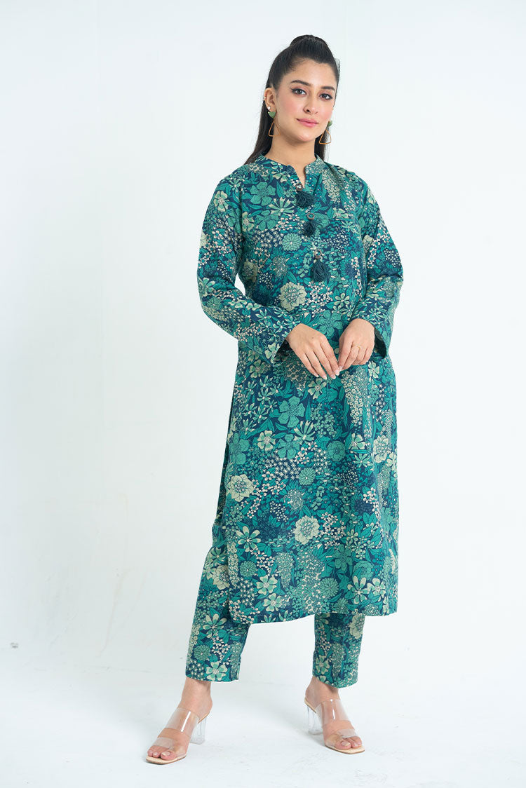 Picture of Ellena - 2-PC Stitched Printed Khaddar Suit - Available at Raja Sahib