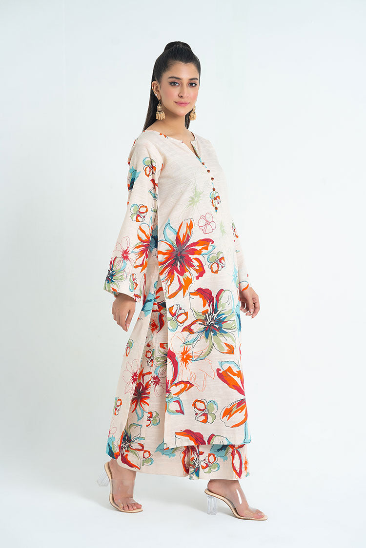 Picture of Ellena - 2-PC Stitched Printed Khaddar Suit - Available at Raja Sahib