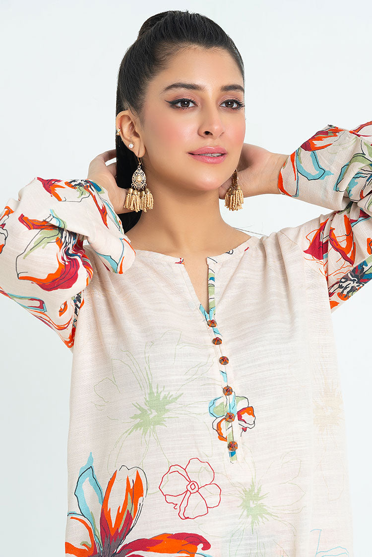 Picture of Ellena - 2-PC Stitched Printed Khaddar Suit - Available at Raja Sahib