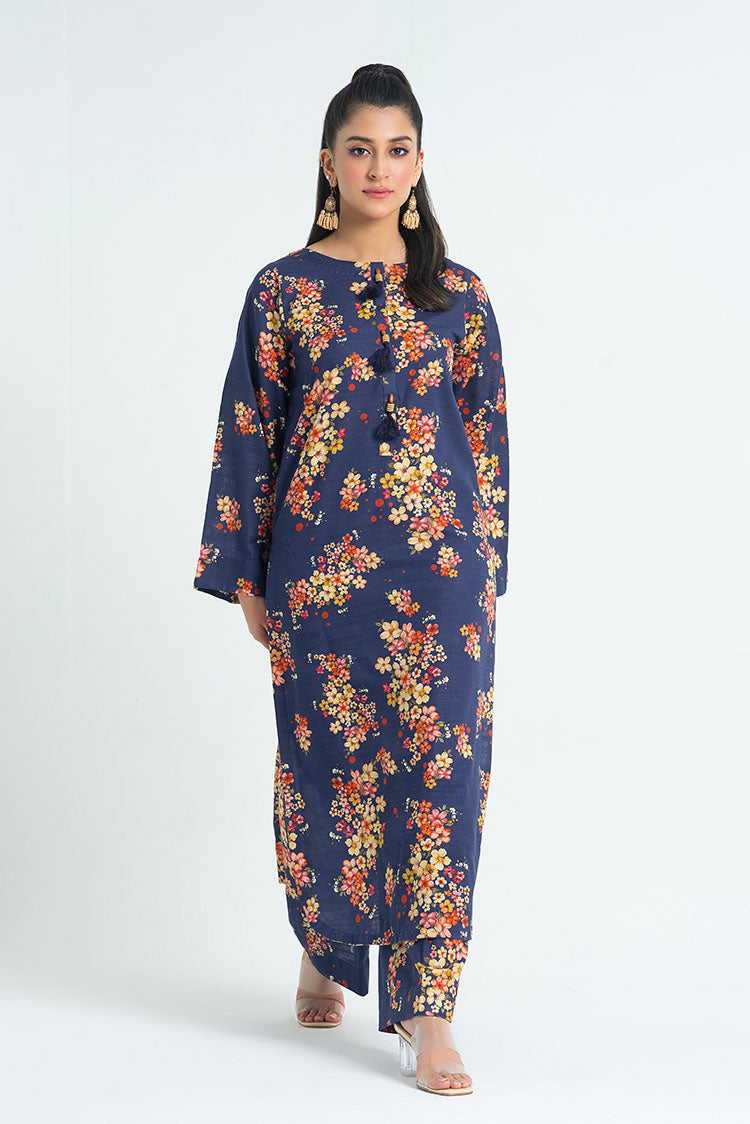 Picture of Ellena - 2-PC Stitched Printed Khaddar Suit - Available at Raja Sahib