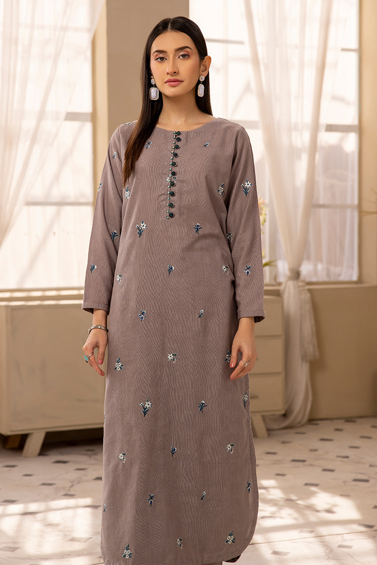 Picture of Ellena - 3-PC Stitched Embroidered Khaddar Suit - Available at Raja Sahib