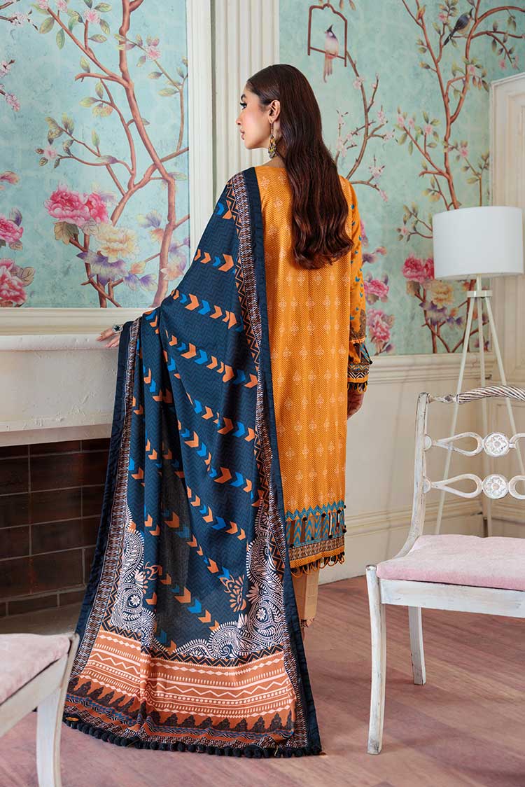 Picture of Ellena - 3-PC Wool Shawl Khaddar Suit - Available at Raja Sahib