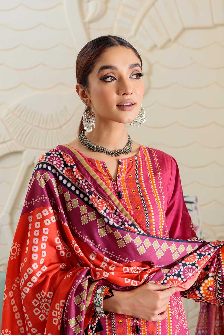 Picture of Ellena - 3-PC Wool Shawl Khaddar Suit - Available at Raja Sahib