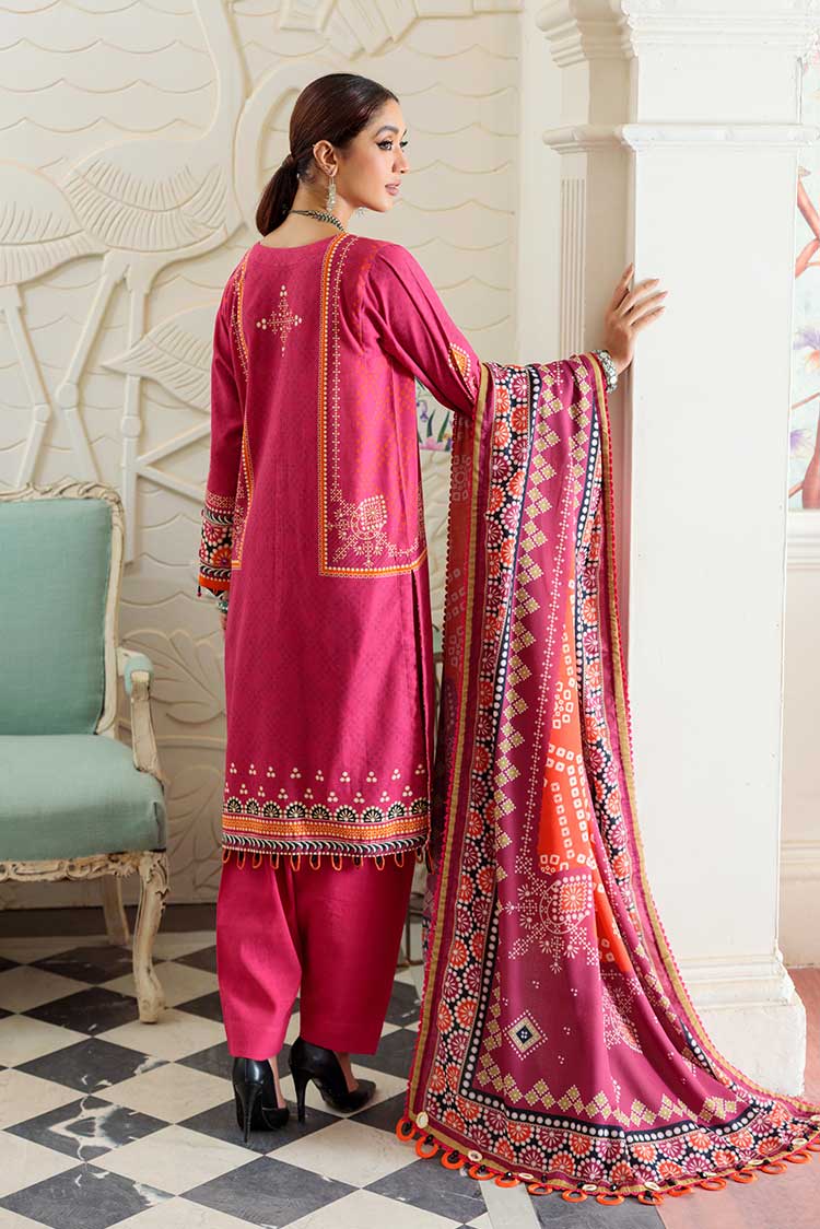 Picture of Ellena - 3-PC Wool Shawl Khaddar Suit - Available at Raja Sahib