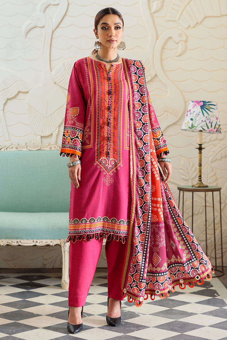 Picture of Ellena - 3-PC Wool Shawl Khaddar Suit - Available at Raja Sahib