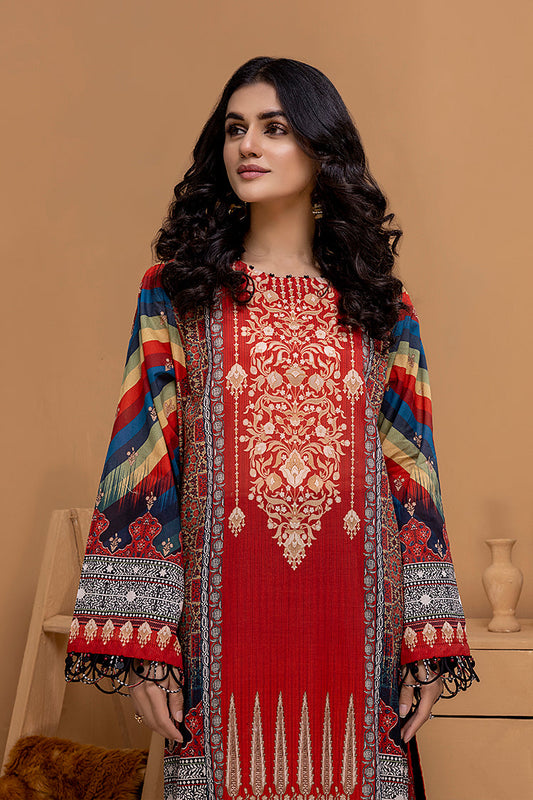 Picture of Ellena - 1-PC Unstitched Lawn Jacquard Kurti - Available at Raja Sahib