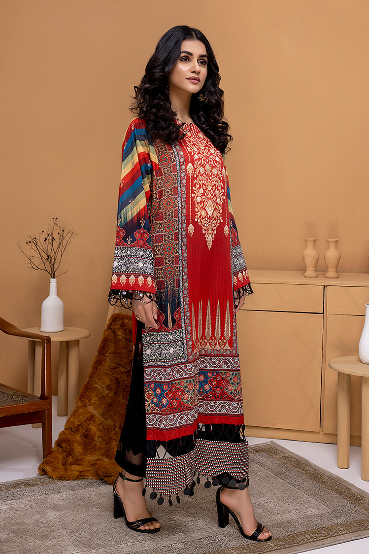 Picture of Ellena - 1-PC Unstitched Lawn Jacquard Kurti - Available at Raja Sahib