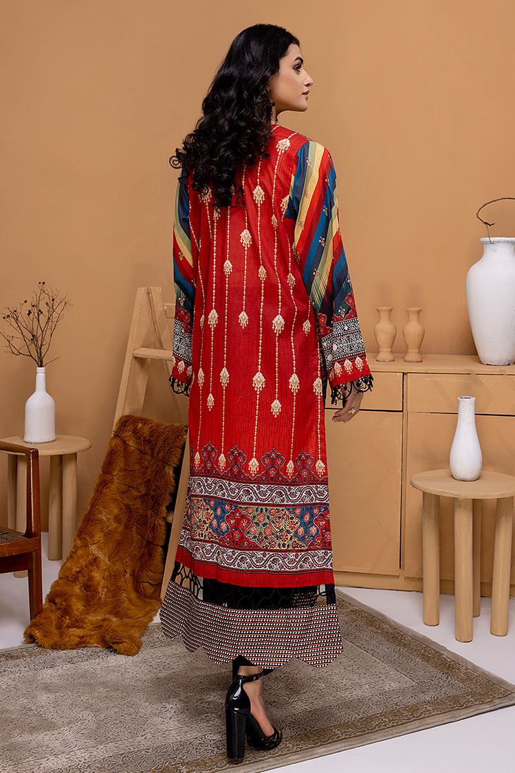 Picture of Ellena - 1-PC Unstitched Lawn Jacquard Kurti - Available at Raja Sahib