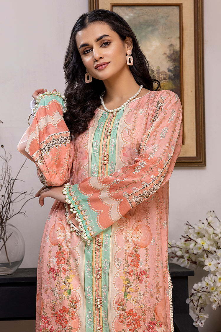 Picture of Ellena - 1-PC Unstitched Lawn Jacquard Kurti - Available at Raja Sahib