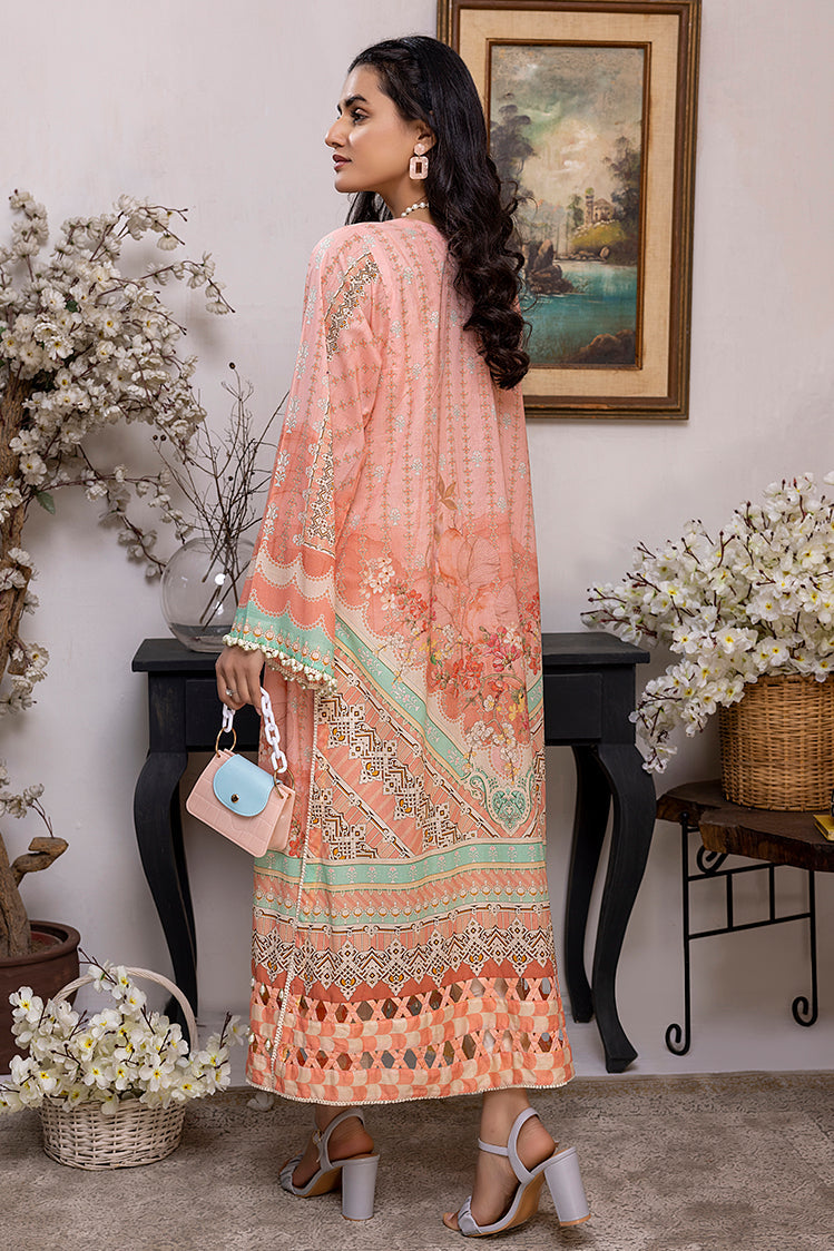 Picture of Ellena - 1-PC Unstitched Lawn Jacquard Kurti - Available at Raja Sahib