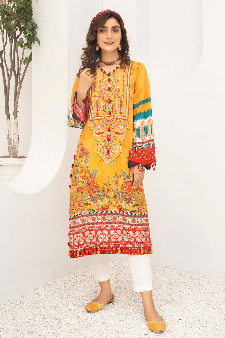 Picture of Ellena - 1-PC Unstitched Jacquard Kurti - Available at Raja Sahib