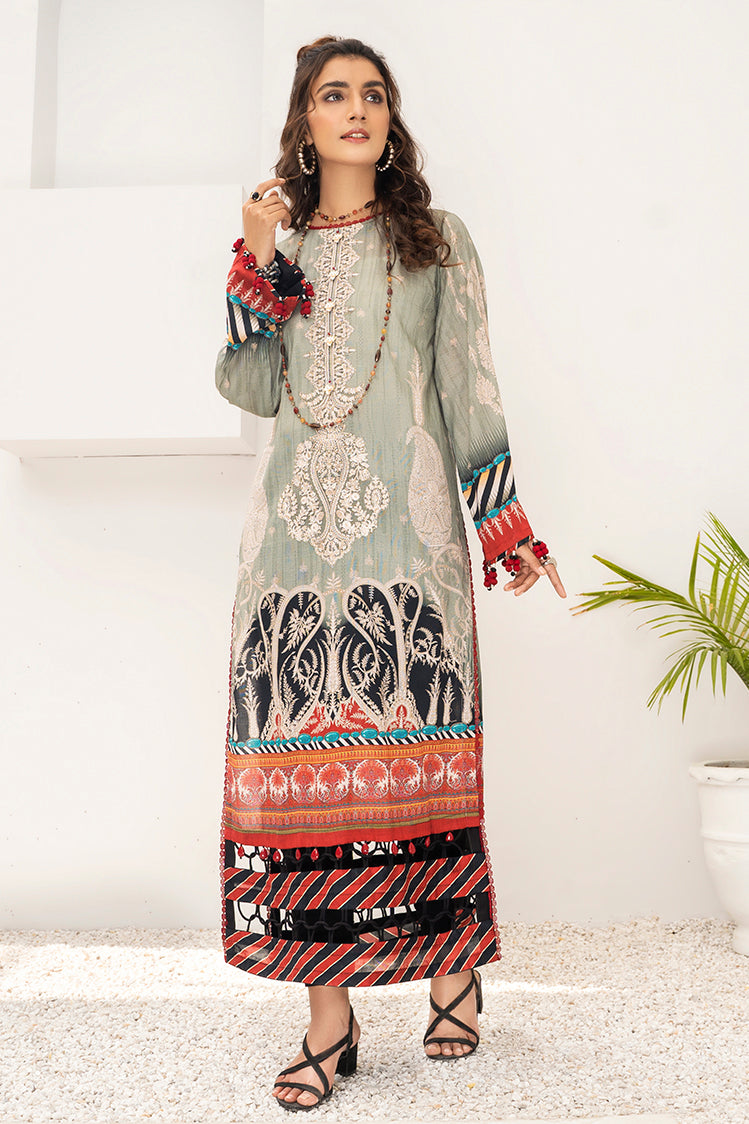 Picture of Ellena - 1-PC Unstitched Jacquard Kurti - Available at Raja Sahib