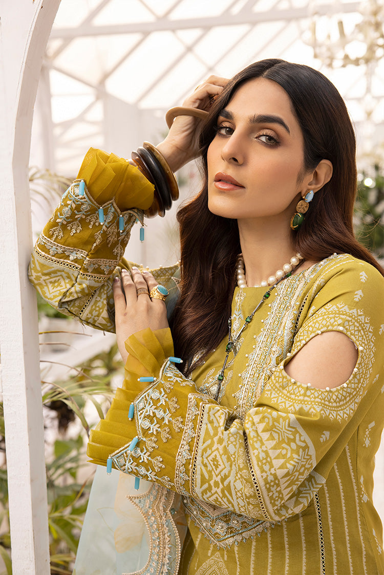 Picture of Ellena - 3-PC Unstitched Jacquard Suit - Available at Raja Sahib