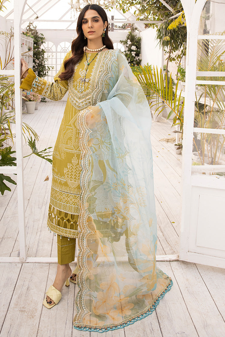 Picture of Ellena - 3-PC Unstitched Jacquard Suit - Available at Raja Sahib