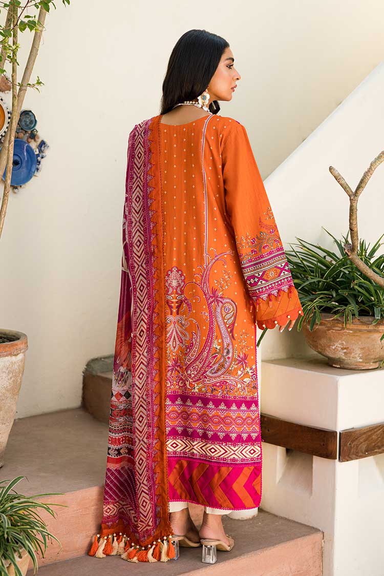 Picture of Ellena - 3-PC Unstitched Digital Printed Lawn Suit - Available at Raja Sahib