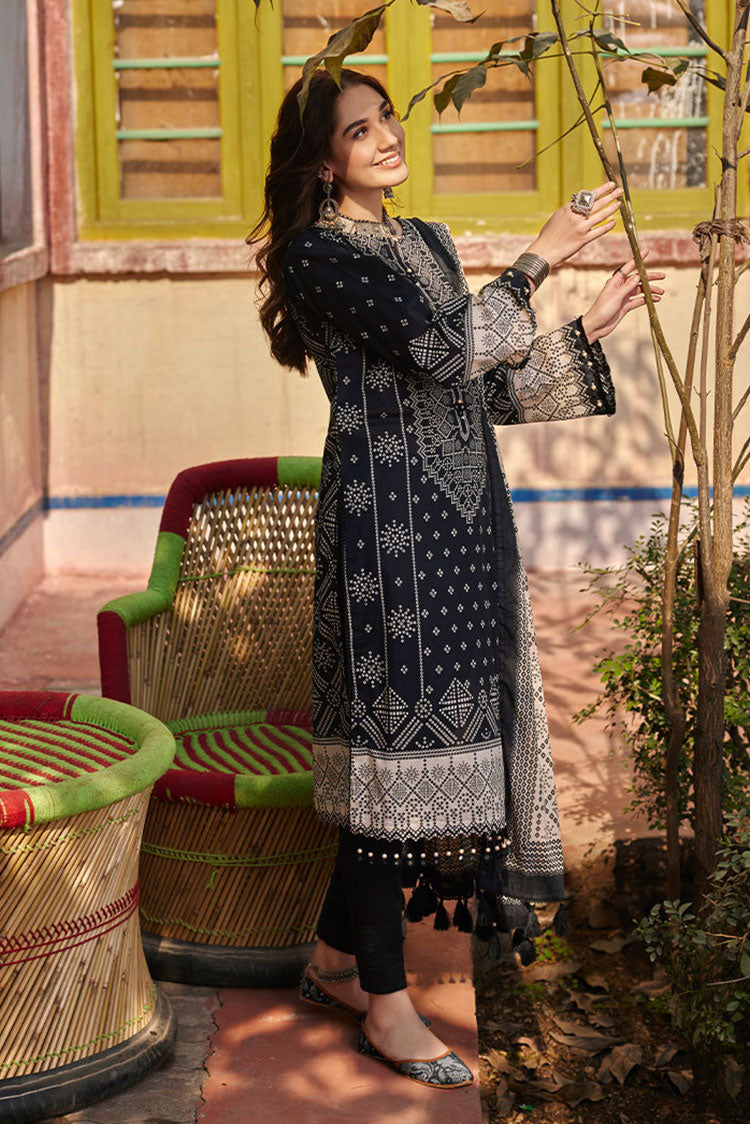 Picture of Ellena - 3-PC Unstitched Digital Printed Lawn Suit - Available at Raja Sahib
