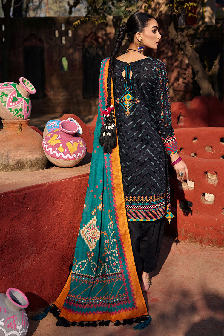Picture of Ellena - 3-PC Unstitched Digital Printed Lawn Suit - Available at Raja Sahib